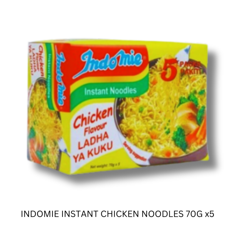 INDOMIE INSTANT CHICKEN NOODLES 70Gx5