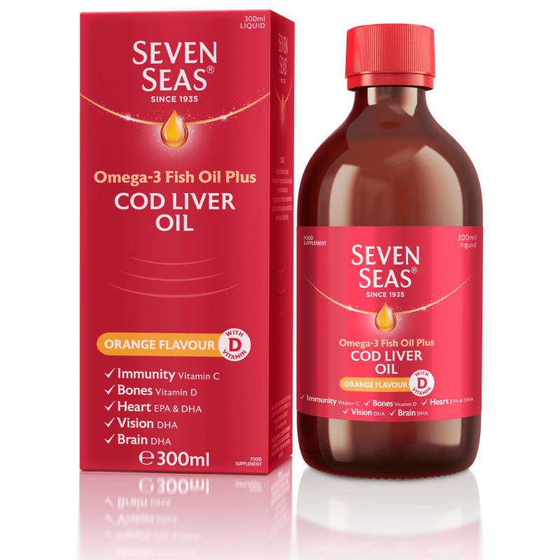 SEVEN SEAS COD LIVER OIL ORANGE FLAVOUR 100ML