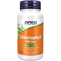NOW Chlorophyll 100mg Caps 90 Capsules