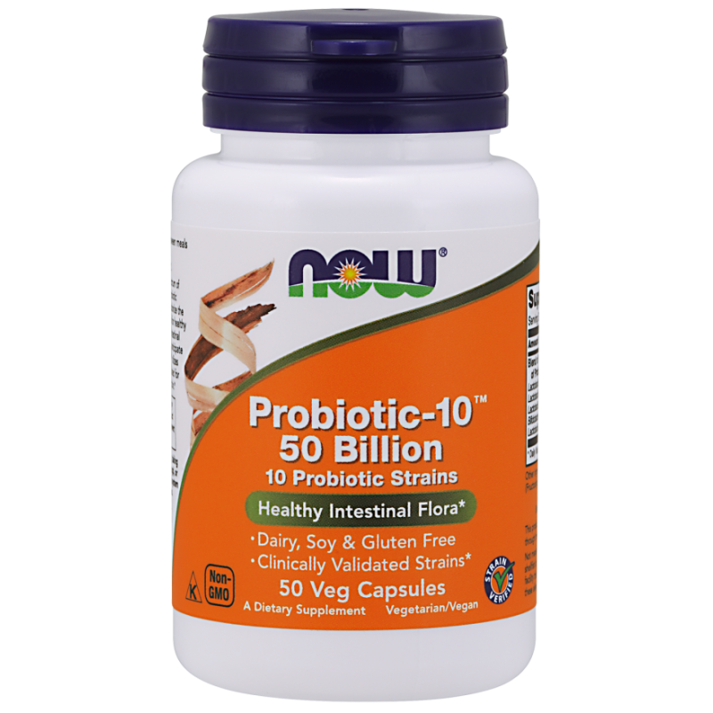 NOW Probiotic 10 50 Billion Caps 50s NOW Probiotic 10 50 Billion Caps 50s