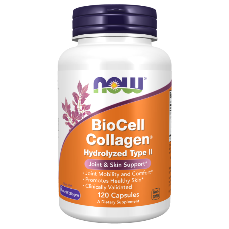 NOW Biocell Collagen Hydrolyzed Type II Vcaps 120s