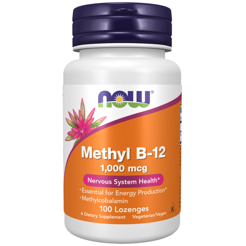 NOW Methyl B12 1000mcg Chewable Lozenges 100s