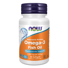 NOW Omega-3 1000mg 30 Softgels 