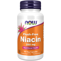 NOW Niacin Flush Free Vitamin B3 250mg 90s