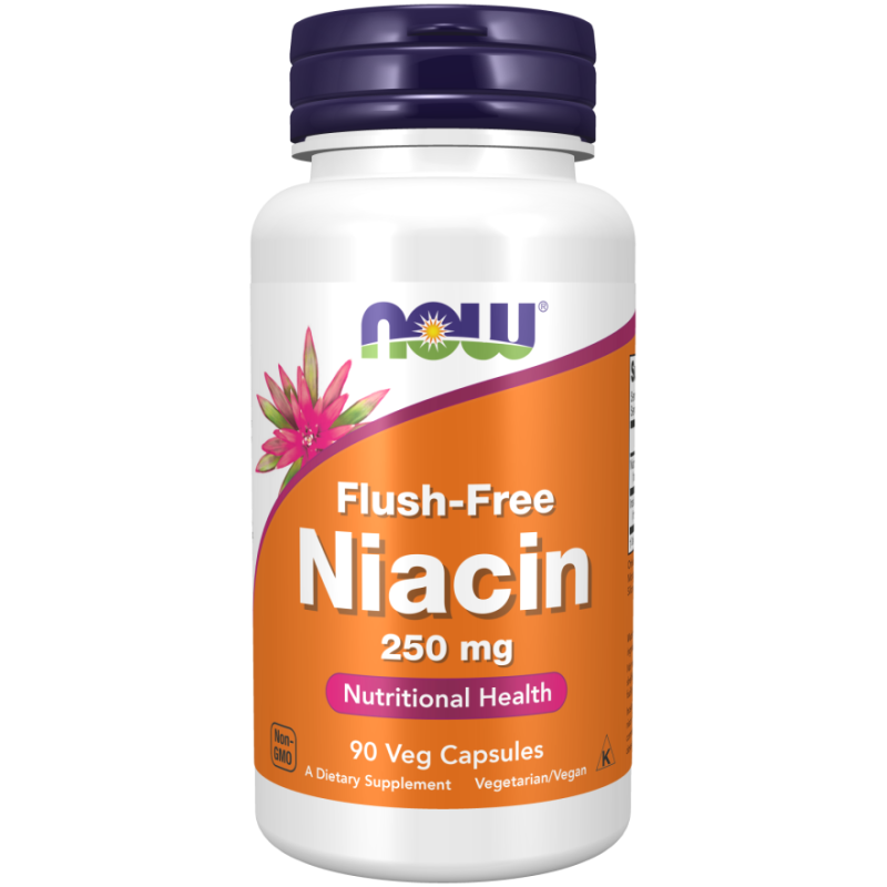 NOW Niacin Flush Free Vitamin B3 250mg 90s