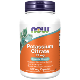Now Potassium Citrate 99Mg Vcaps 180s 