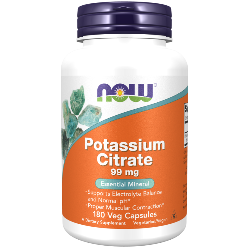 Now Potassium Citrate 99Mg Vcaps 180s 