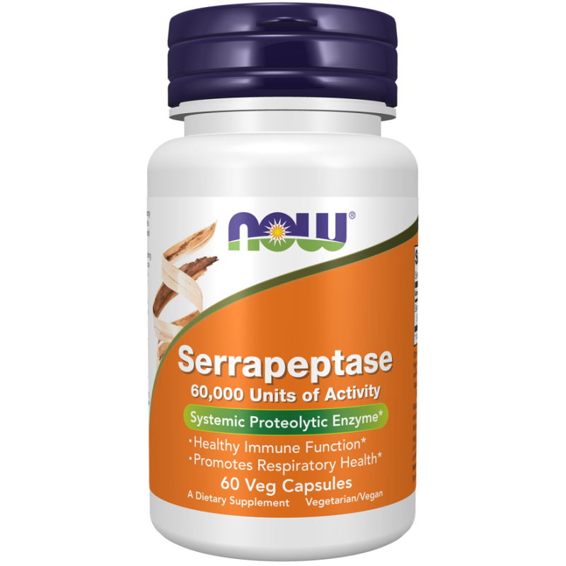 NOW Serrapeptase VCaps 60s NOW Serrapeptase VCaps 60s