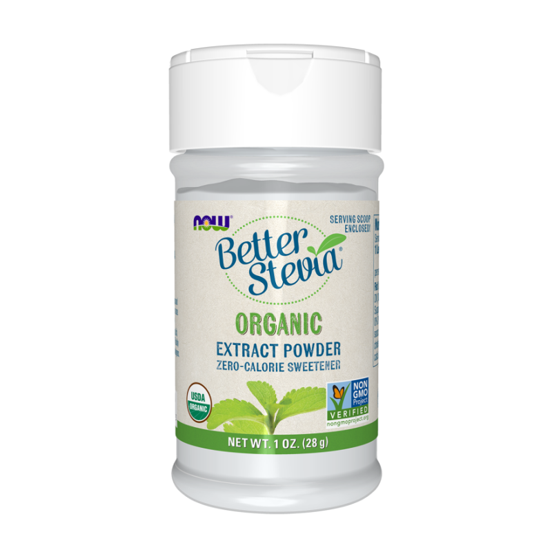 NOW Stevia Extract Organic Sweetener 28gm