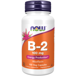 NOW Vitamin B-2 Riboflavin 100mg 100s