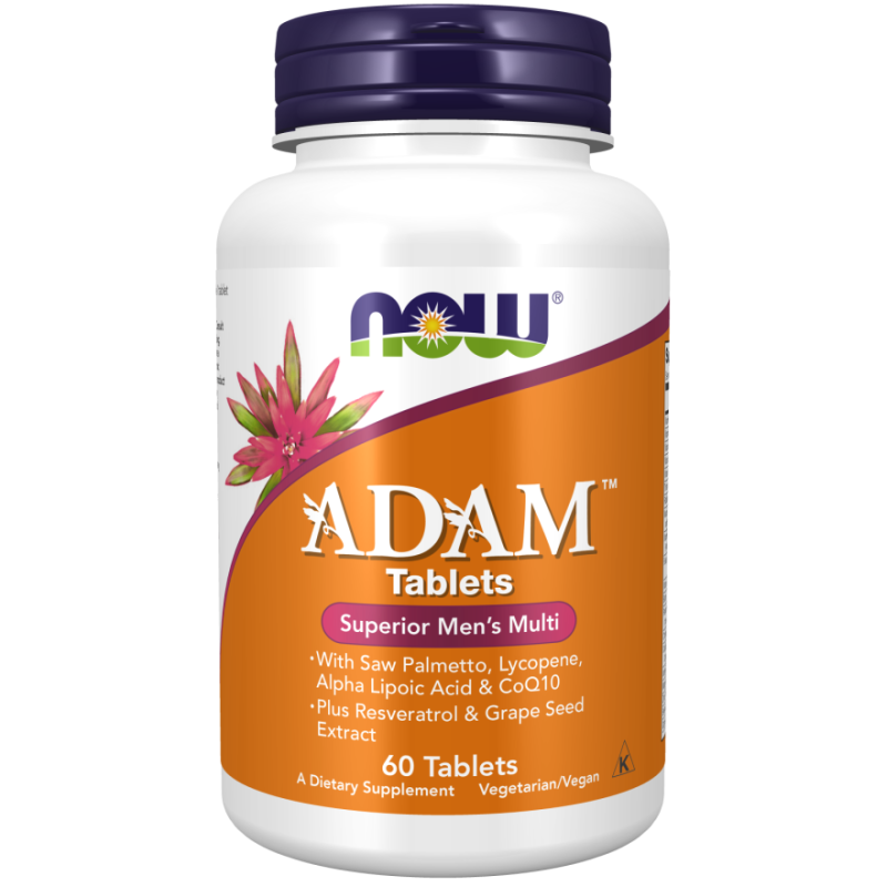 NOW Adam Mens Multivitamin Tabs 60s NOW Adam Mens Multivitamin Tabs 60s