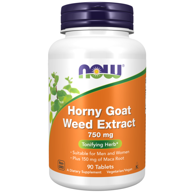 NOW Horny Goat Weed Extract 750mg Tabs 90s NOW Horny Goat Weed Extract 750mg Tabs 90s
