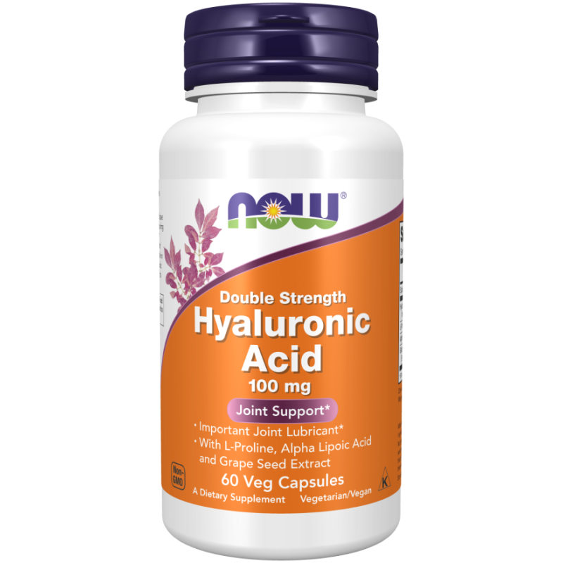NOW Hyaluronic Acid 100mg Caps 60s