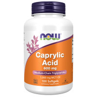 NOW Caprylic Acid 600Mg 100Softgels