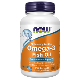 NOW Omega-3 1000mg  100 Softgels