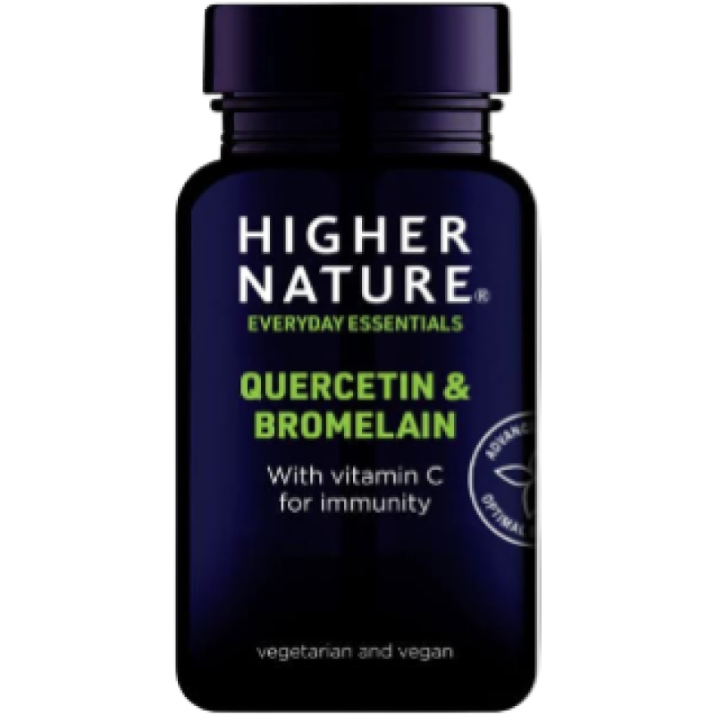 HIGHER NATURE QUERCETIN & BROMELAIN 60S