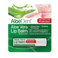 Optima Aloe Vera Lip Balm With Tea Tree & Lysine 4g