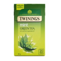 TWININGS GREEN TEA & MINT 25S 