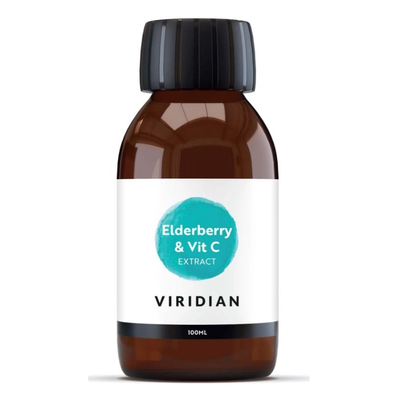 Viridian Organic Elderberry & Vit C Extract 100ml