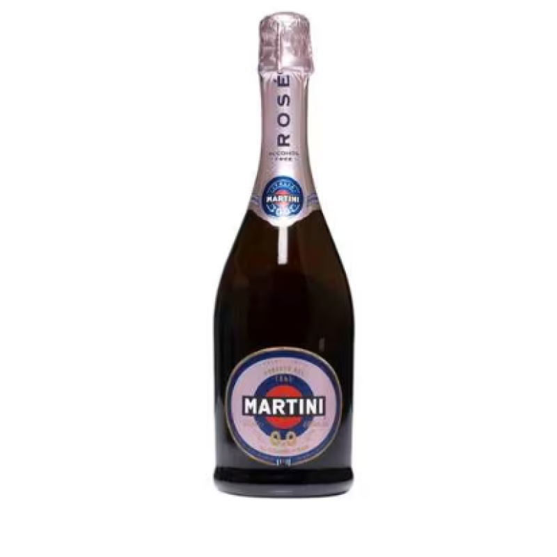 Martini 0.0 Rose Non Alcoholic Sparkling Wine 750ml