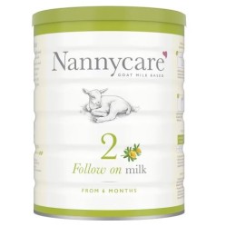 Nannycare 2 follow on milk goat milk based from 6+months, 900g