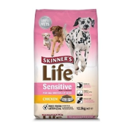 SKINNERS LIFE SENSITIVE DOG FOOD CHICKEN FLAVOUR 12 MONTHS+ 2.5KG