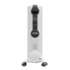 Delonghi TRRS0715 Oil Filled Radiator Heater, 7 Fins - White