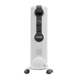 Delonghi TRRS0920 Oil Filled Radiator Heater, 9 Fin - White