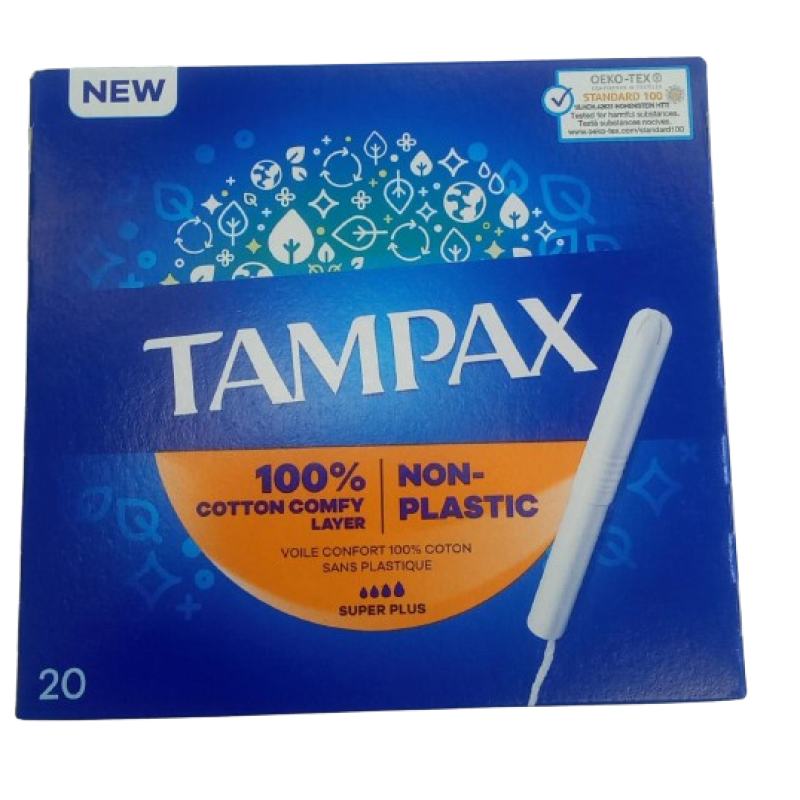 TAMPAX SUPER PLUS TAMPONS 20s