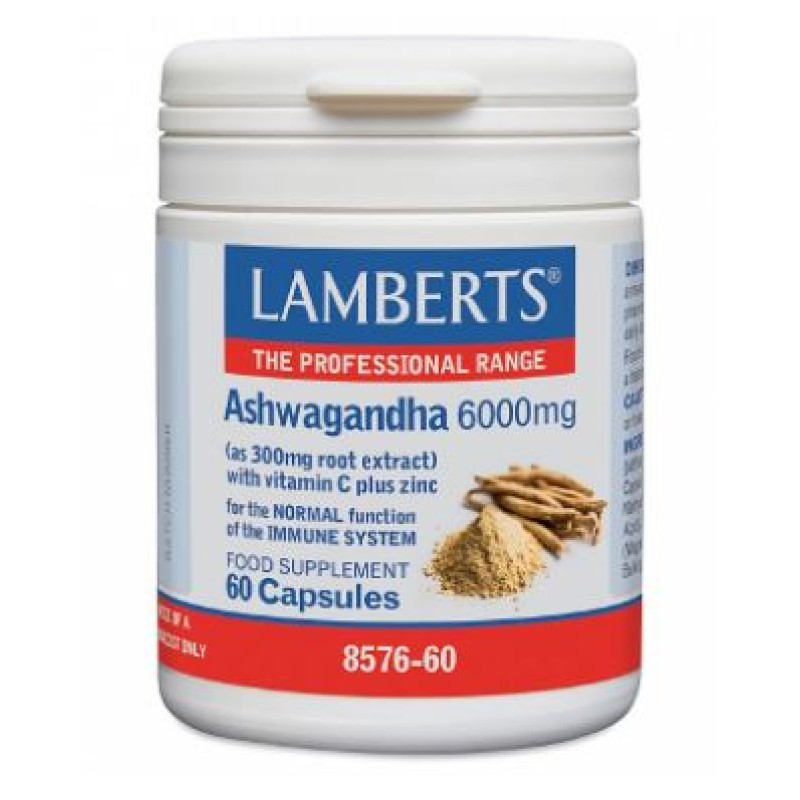  LAMBERTS ASHWAGANDHA 6000MG 60s