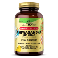 SOLGAR ASHWAGANDHA ROOT EXTRACT 300MG VCAPS 60'S                                        