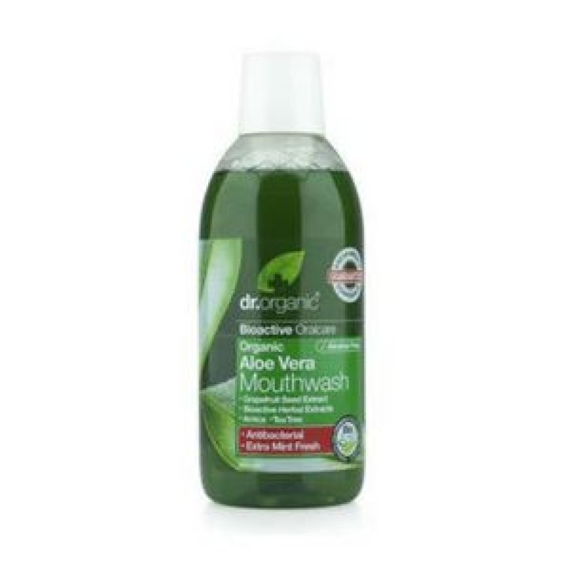 Dr organic aloe vera mouth wash 500ml