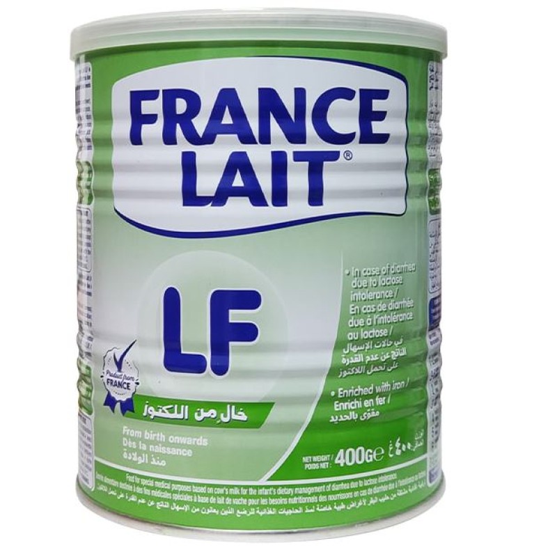 France Lait Lactose free (LF) baby formula 400g 