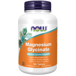 NOW magnesium glycinate 180s