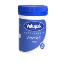 Valupak Vitamin E 400 I.U Capsules 30s