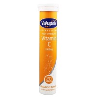 Valupak vitamin c 1000mg effervescent tablets 20s