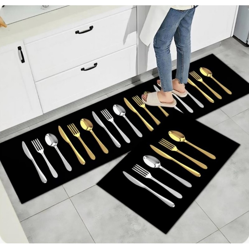 Kitchen Mat Antislip Rubber Bottom 2s 40 by 120cm