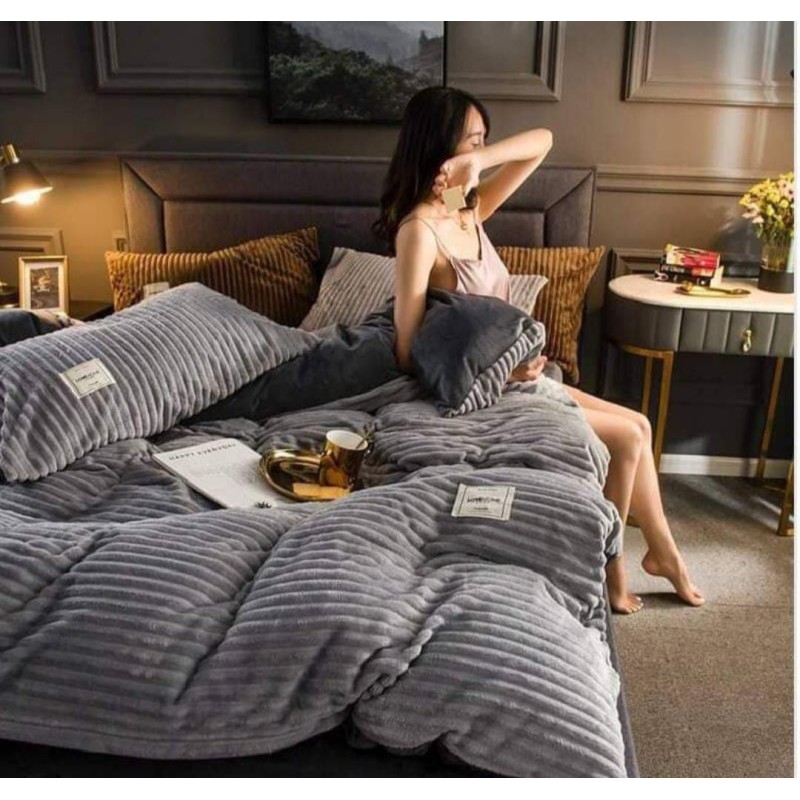 TC Velvet Duvet  Set High Quality and warm 