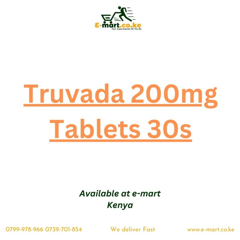 Truvada 200mg Tablets 30s