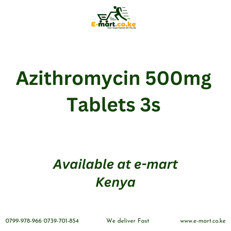 Azithromycin 500mg Tablets 3s