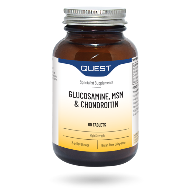 Quest glucosamine msm and chondroitin tablets 60s bonus pack 90s