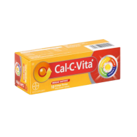CAL-C-VITA EFFERVESCENT TABLETS ORANGE FLAVOUR 10'S 