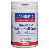 Lamberts Chewable Calcium 400mg 60s