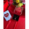 I Love You Necklace in 100 Languages heart necklace pendant gift hamper