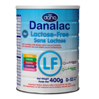 DANALAC LACTOSE-FREE MILK FORMULA 0-12 MONTHS 400G X6