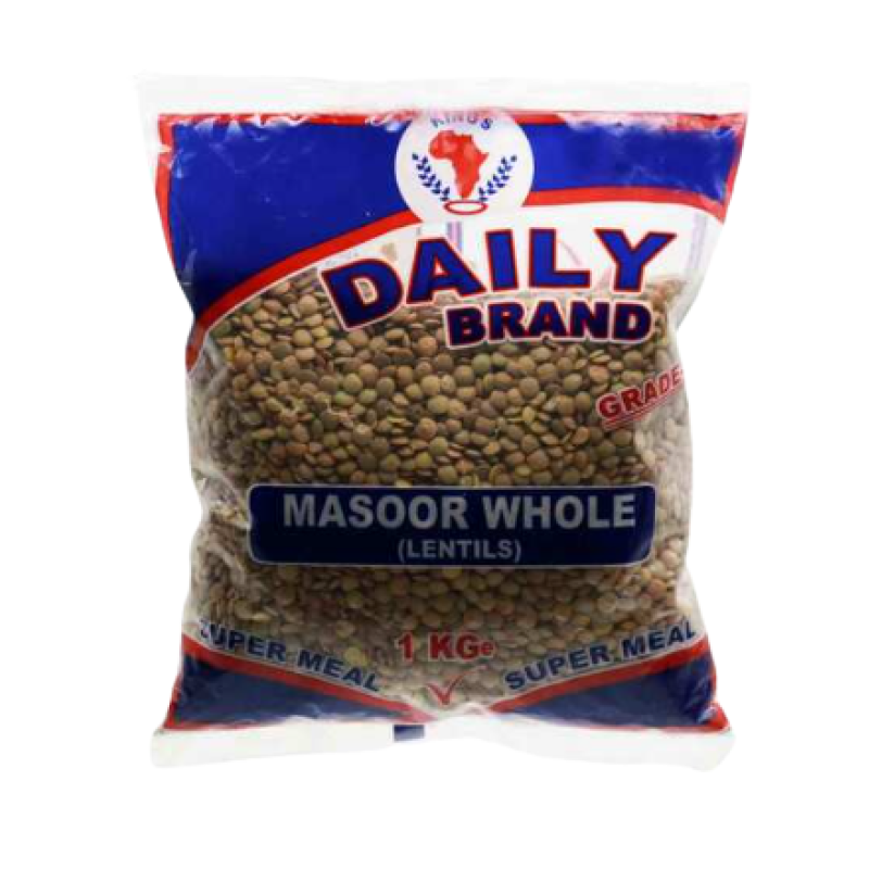 KINGS DAILY BRAND GRADE 1 LENTILS MOSOOR WHOLE 1KG