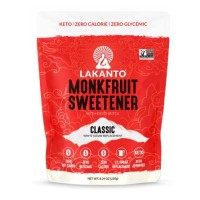 LAKANTO MONKFRUIT SWEETENER CLASSIC WHITE SUGAR REPLACEMENT 200G