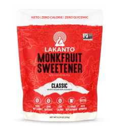 LAKANTO CLASSIC MONKFRUIT SWEETENER WHITE SUGAR REPLACEMENET 235G