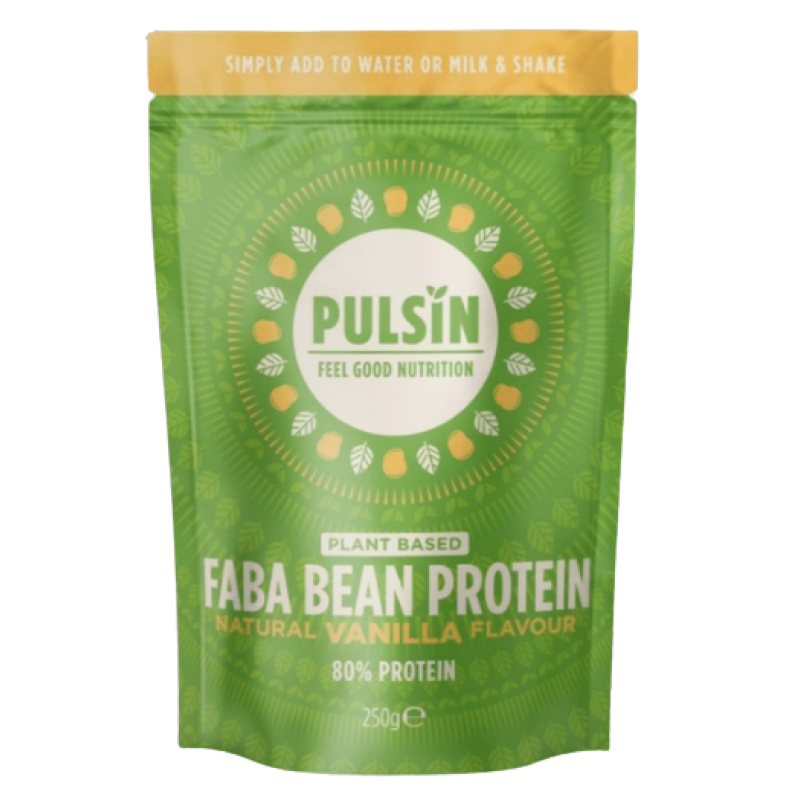 PULSIN PLANT BASED FABA BEAN PROTEIN NATURAL VANILLA FLAVOUR 250G