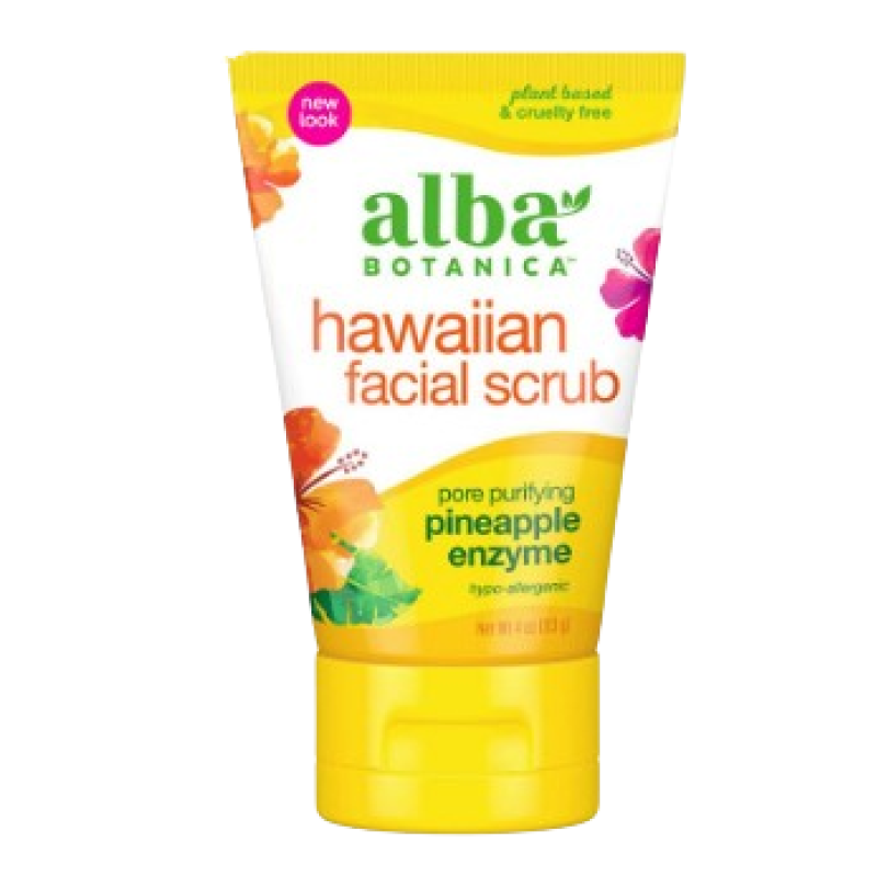 ALBA BOTANICA PINEAPPLE ENZYME SCRUB 40Z